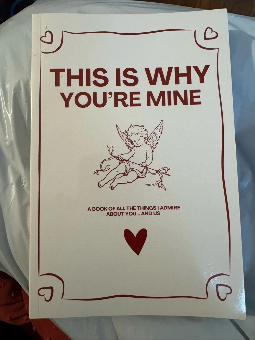 This Is Why You're Mine Couples Keepsake Book
